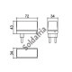Caixa Patola CF-063/2 43x34x72mm Caixa Patola CF-063/2 43x34x72mm